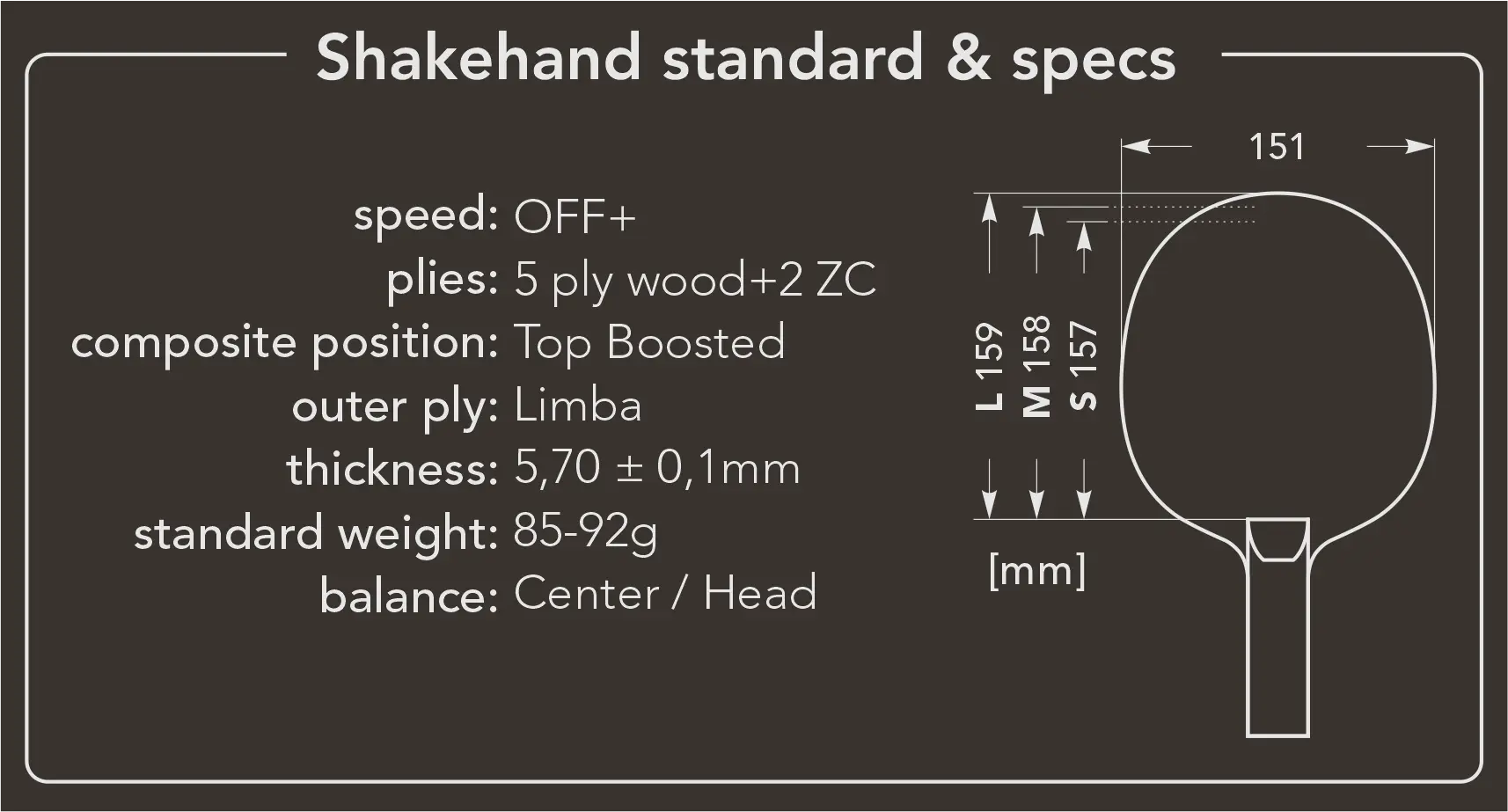 Handmade Table Tennis Blade Zenith 5.7 – Zylon-Carbon OFF+ speed